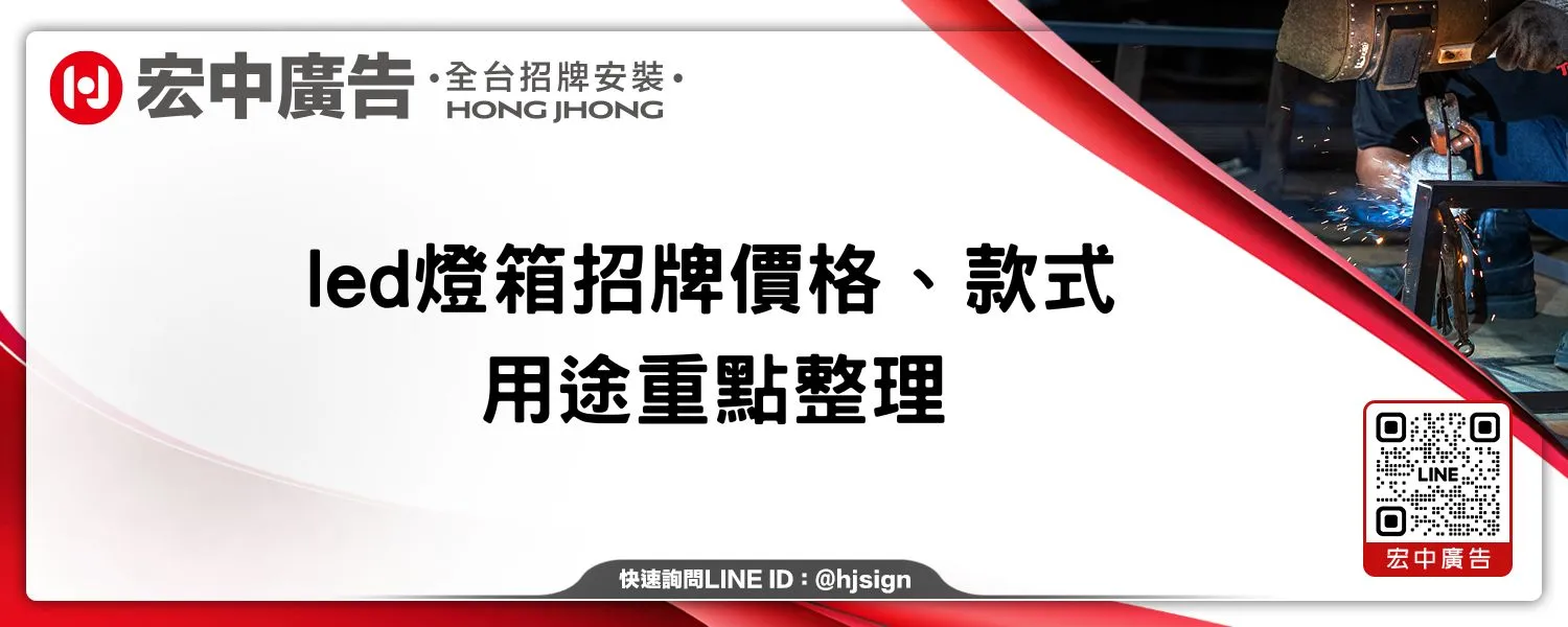 led燈箱招牌價格、款式、用途重點整理