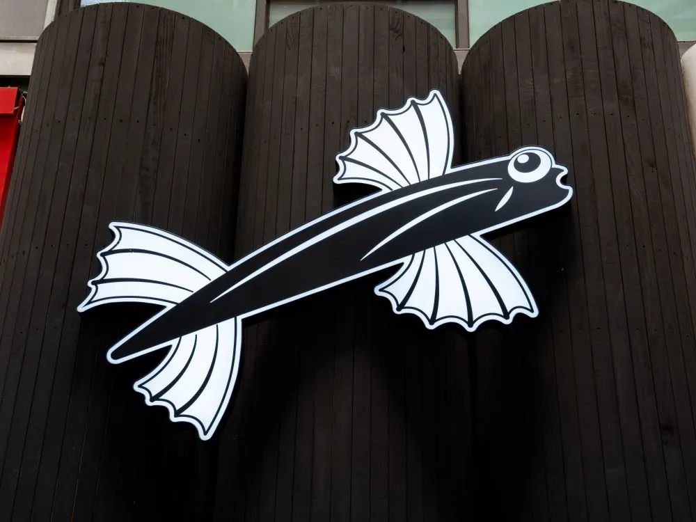 不二酸菜魚崇德店仟納論字造型魚招牌 2