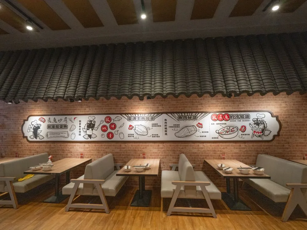 不二酸菜魚崇德店壓克力輸出+木框 3