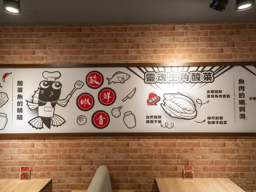 不二酸菜魚崇德店壓克力輸出+木框 5