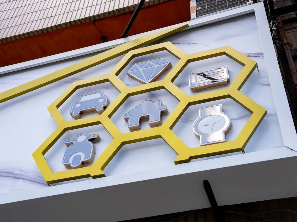 台中大雅日立金融當鋪鋁板+仟納論字+立體正背光字 8