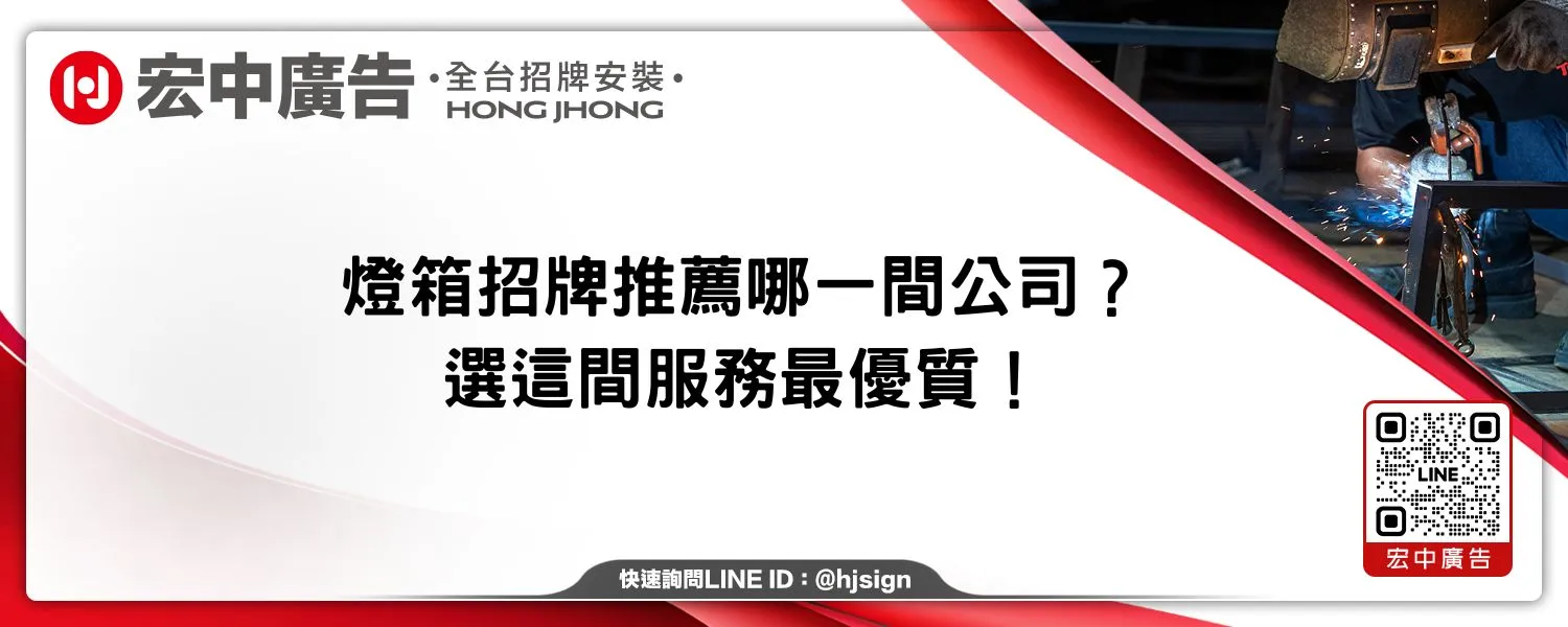 燈箱招牌推薦哪一間公司？選這間服務最優質！